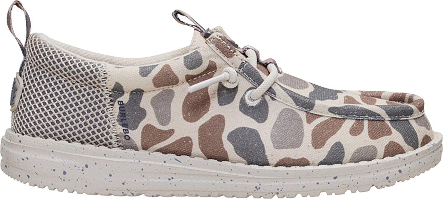 Hey Dude Kids Wally Funk Burlebo Deer Camo Shoes