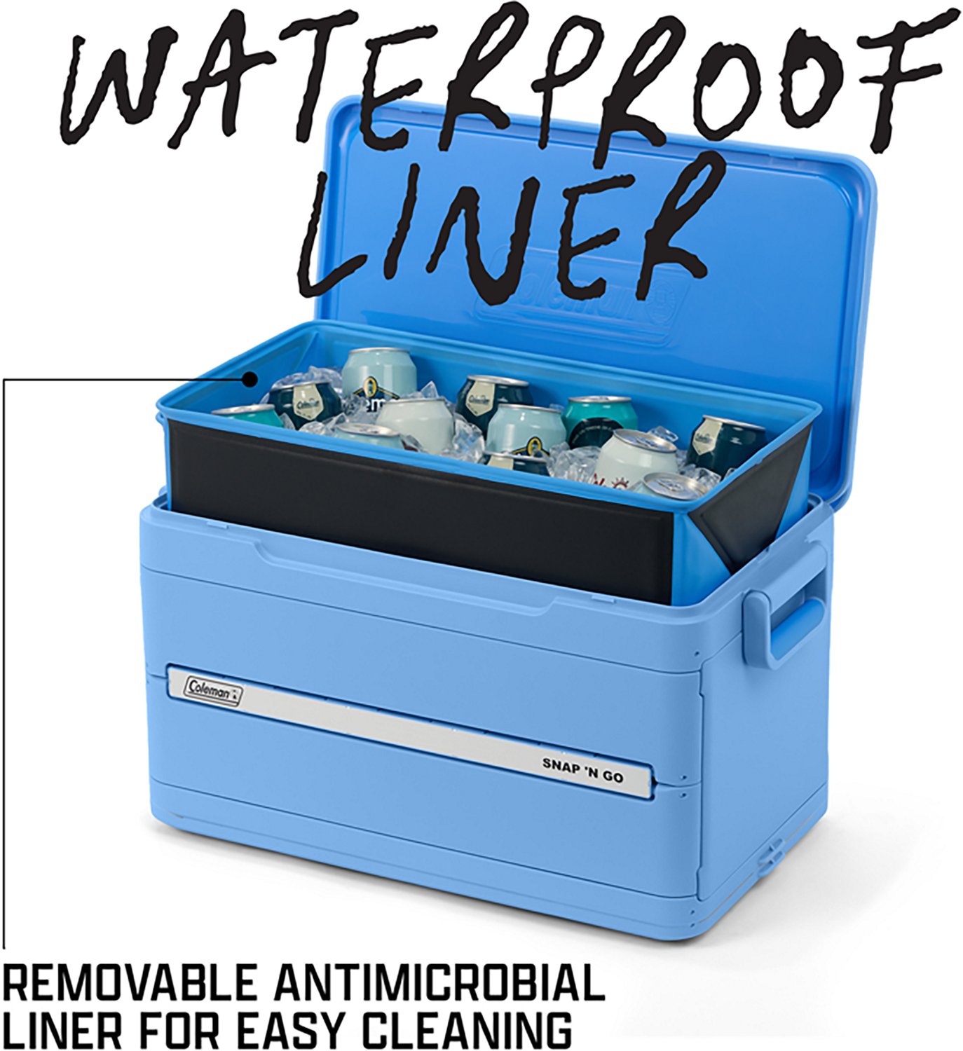 Coleman Snap 'N Go 35 Quart Hard Cooler - view number 5