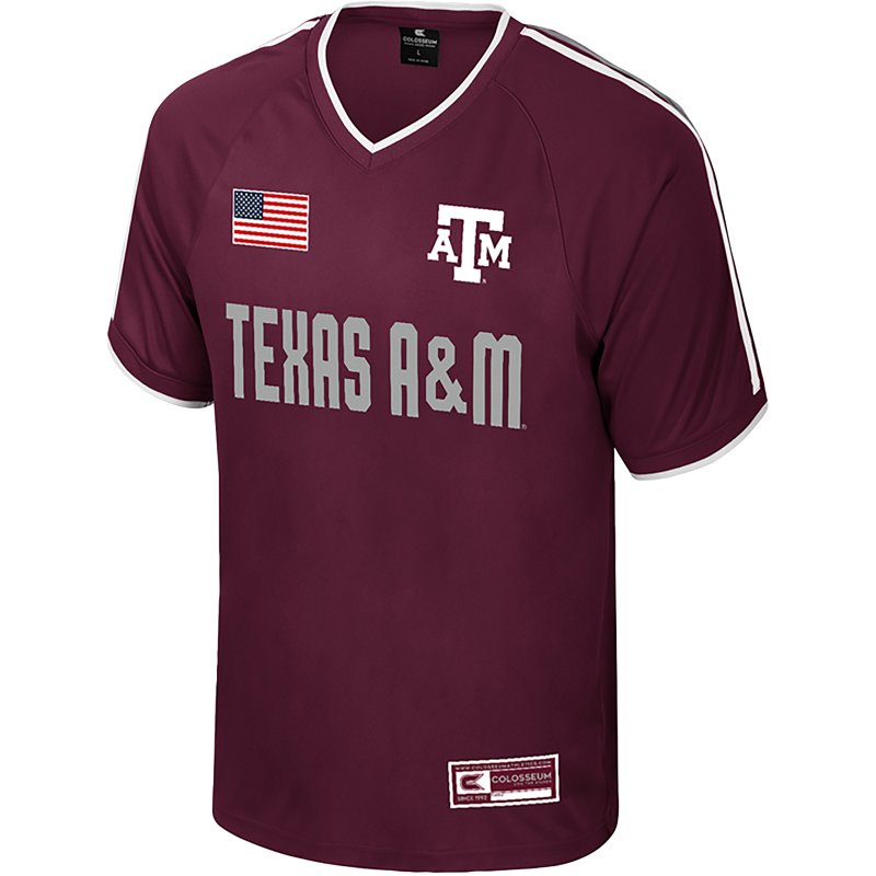 Colosseum Athletics Men's Texas A&M University Soccer Jersey