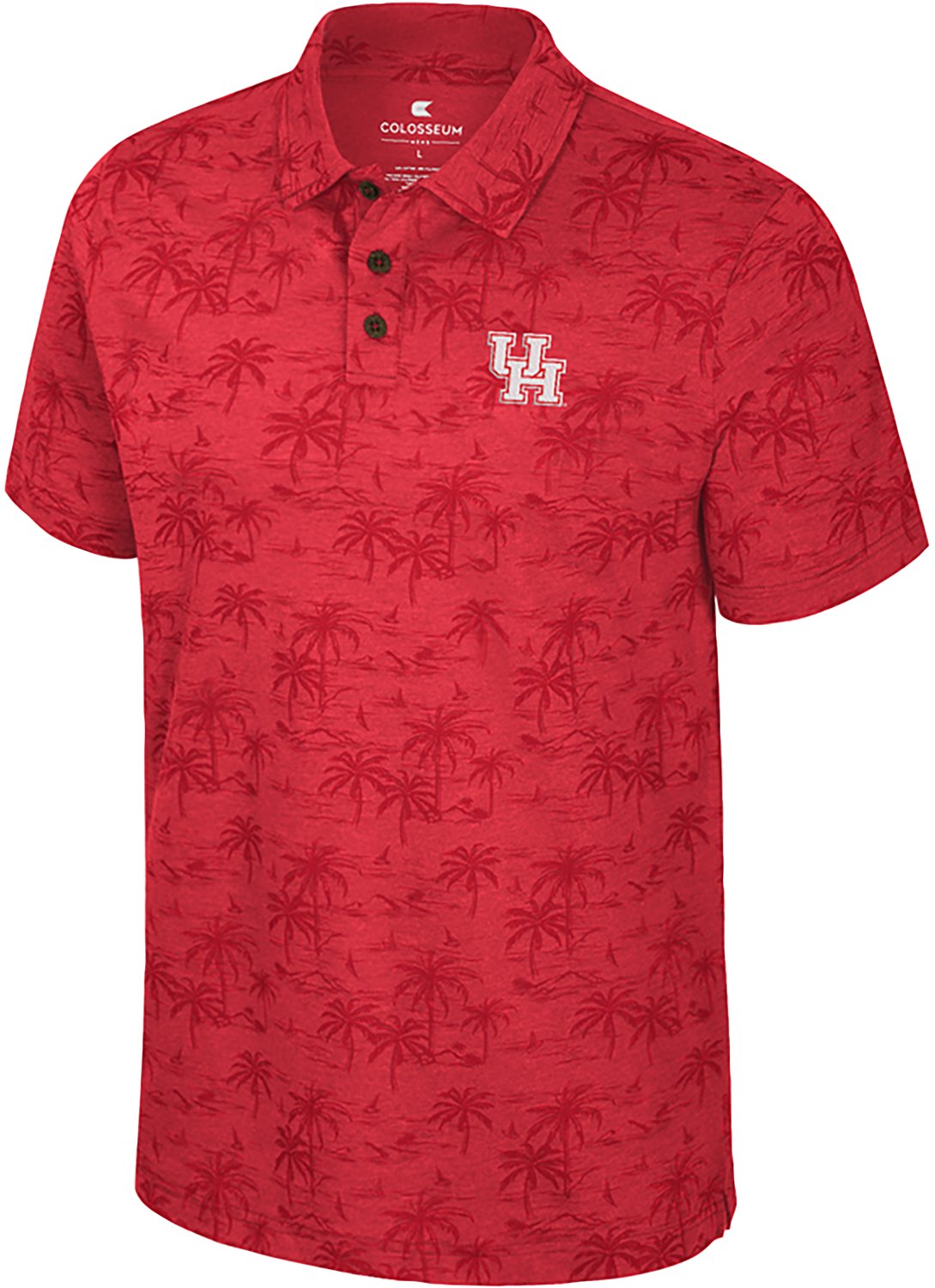 Colosseum Athletics Men's University of Houston Fremen Palm Polo Shirt