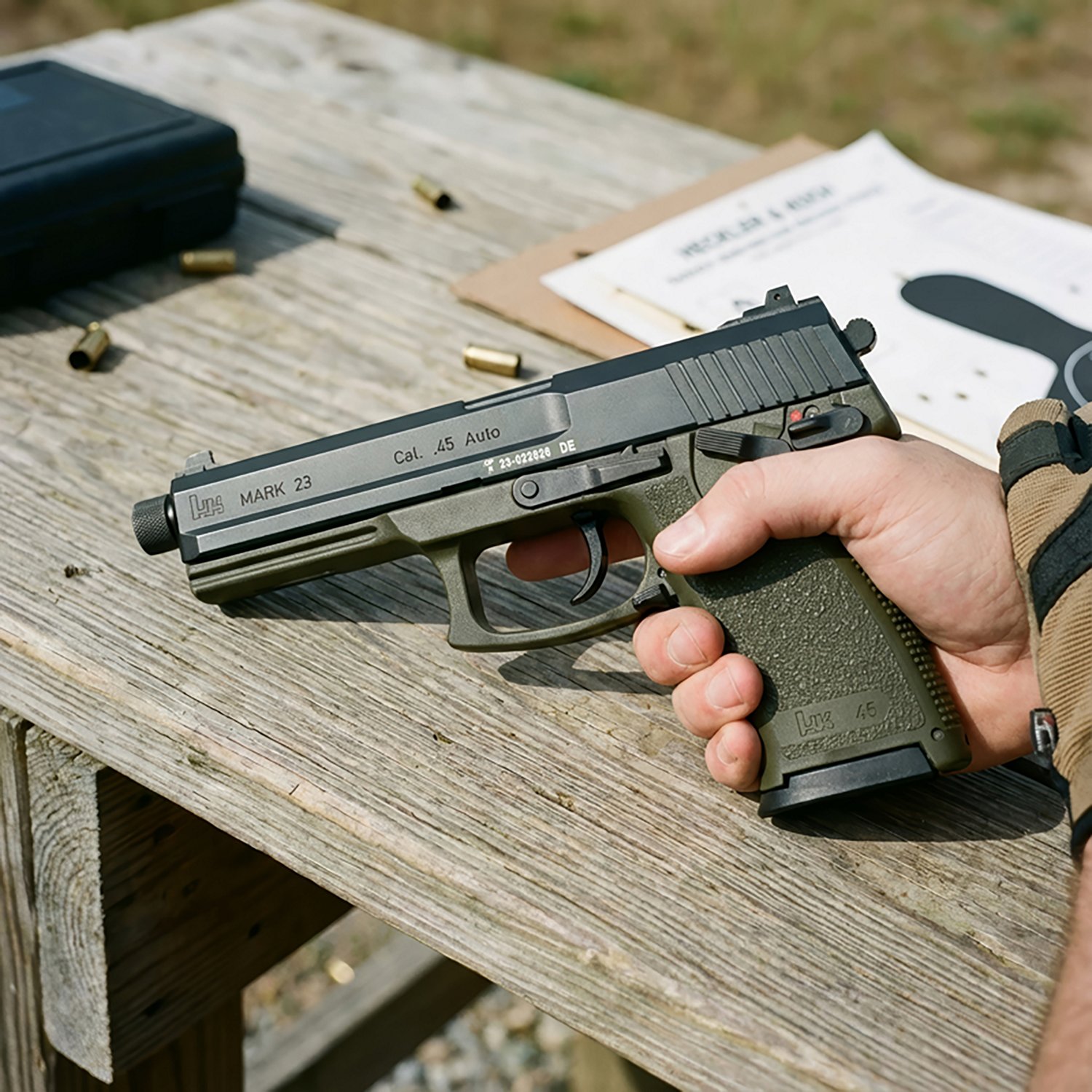 Heckler & Koch Mark 23 45 ACP Double/Single Action Pistol - view number 2