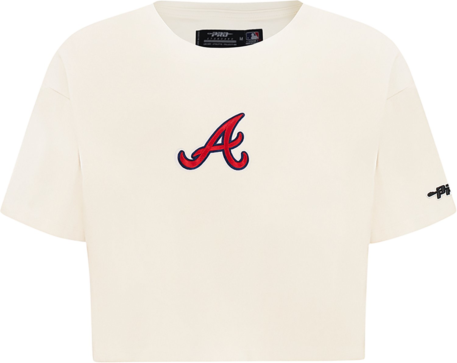 Pro Standard Women's Atlanta Braves Classic Icon Pro Boxy Short Sleeve T-shirt