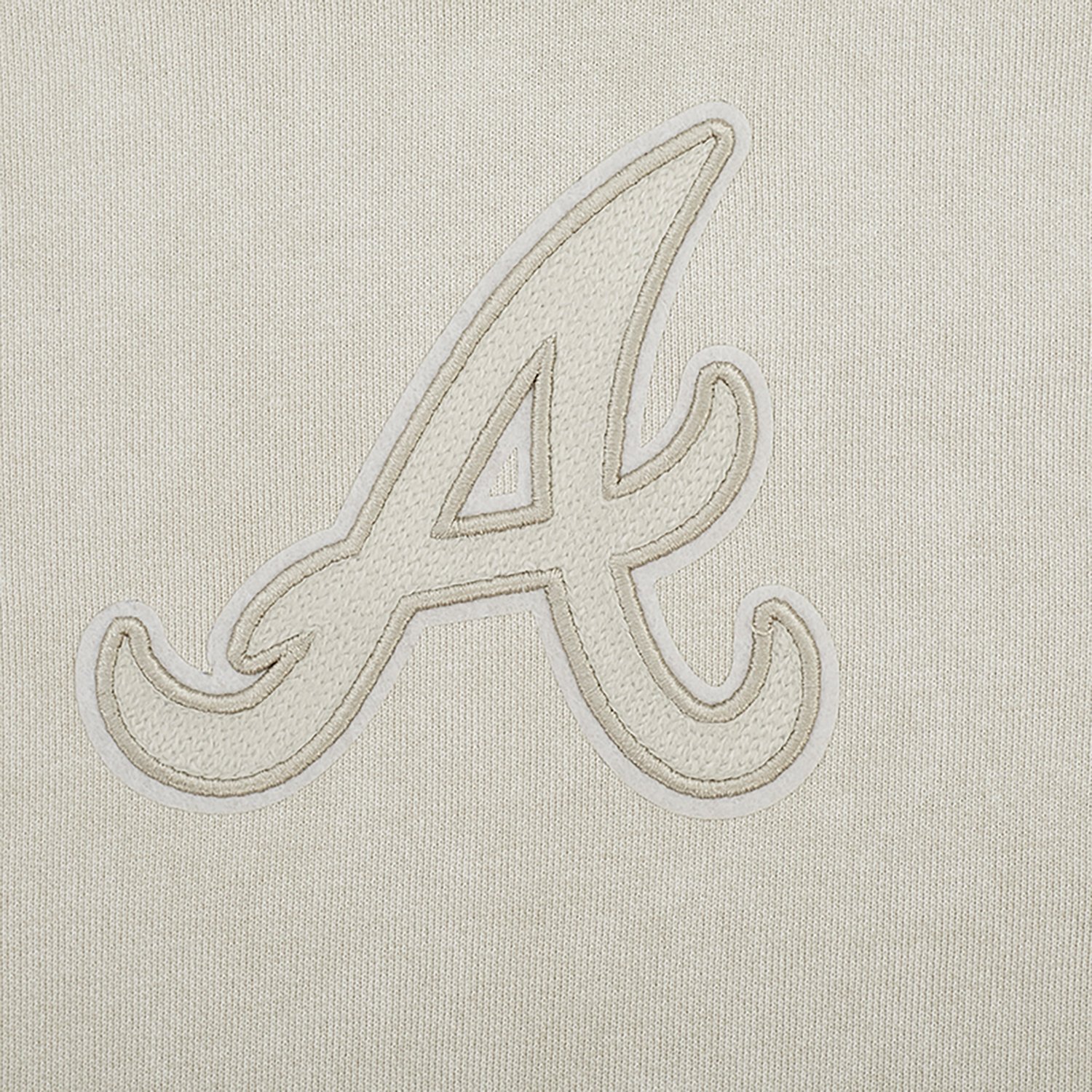 Pro Standard Women's Atlanta Braves Washed Classic Enzyme Wash Long Sleeve Hoodie - view number 5
