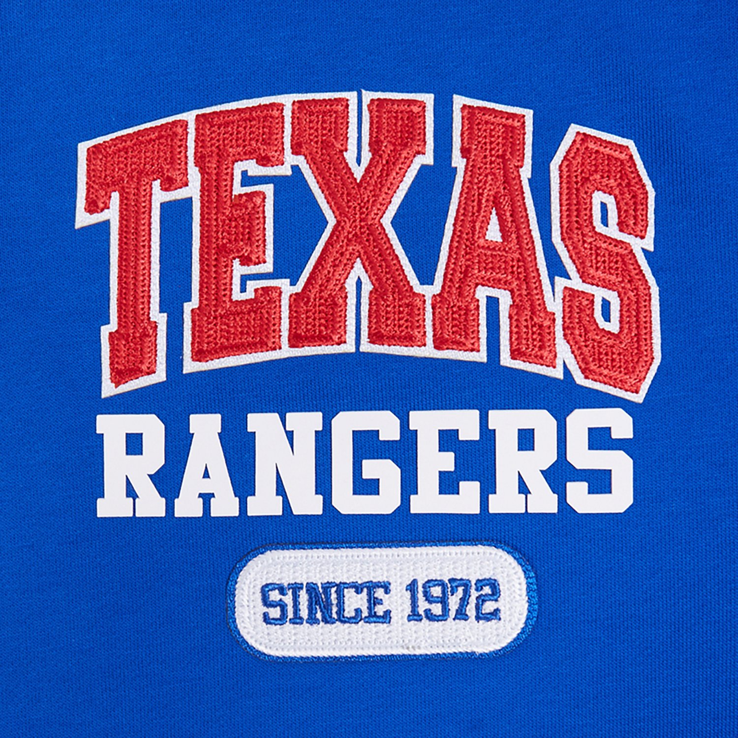 Pro Standard Men's Texas Rangers City Arch Fleece 1/4-Zip Jacket