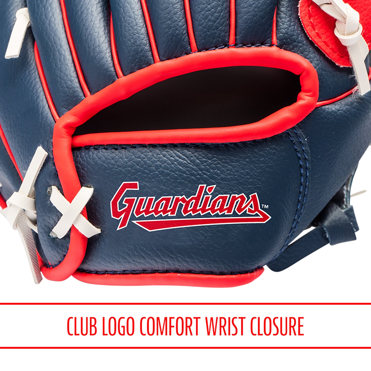 Franklin Cleveland Guardians 9.5 in T-Ball Glove and Ball Set - view number 4