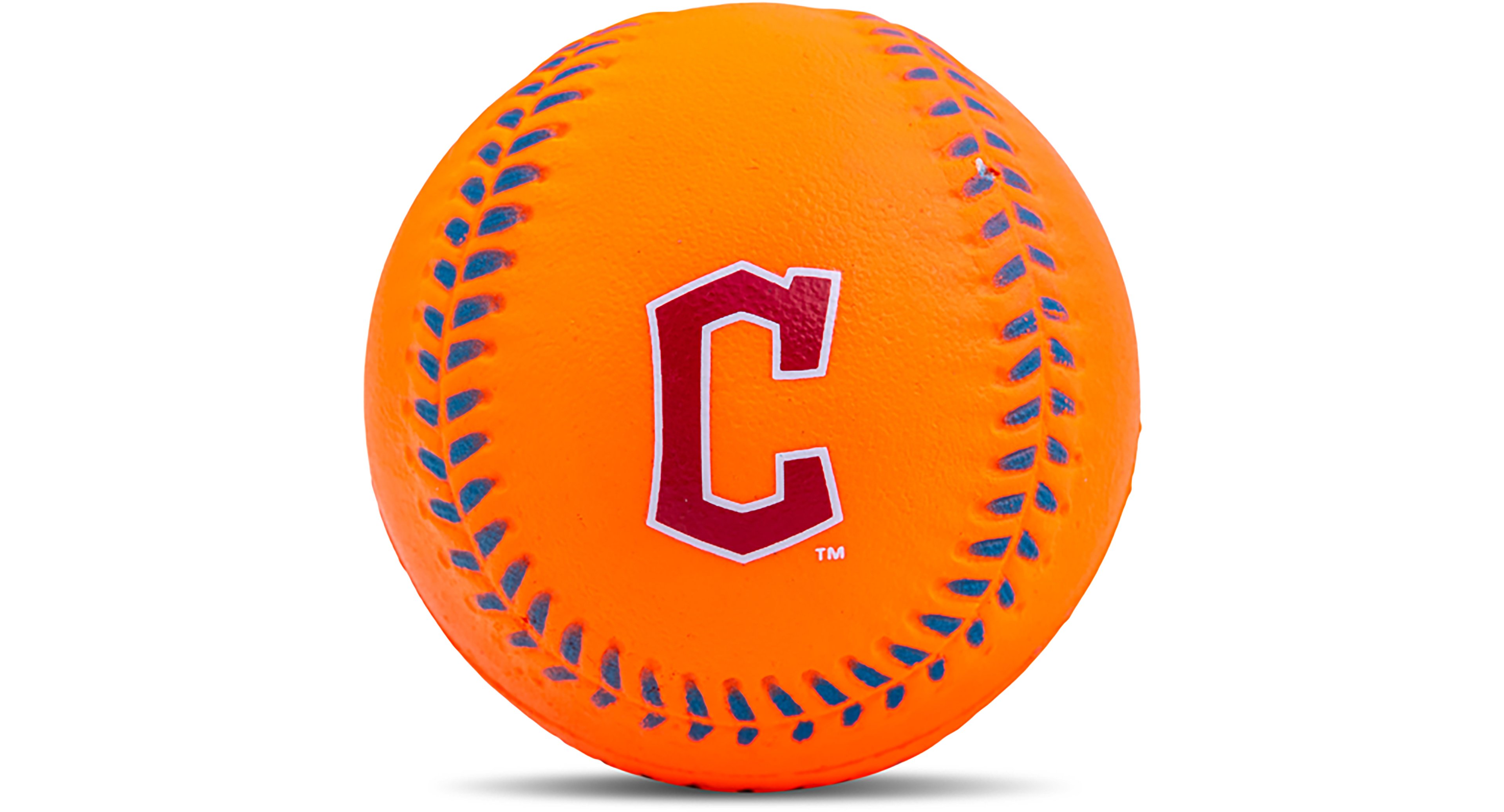 Franklin Cleveland Guardians Probrite Rubber Foam T-ball Baseball