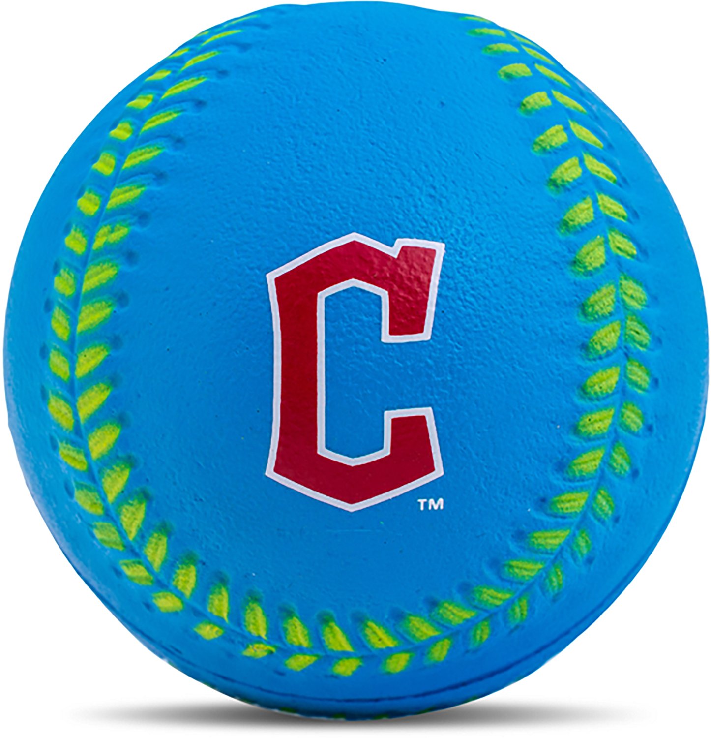 Franklin Cleveland Guardians Probrite Rubber Foam T-ball Baseball  - view number 4