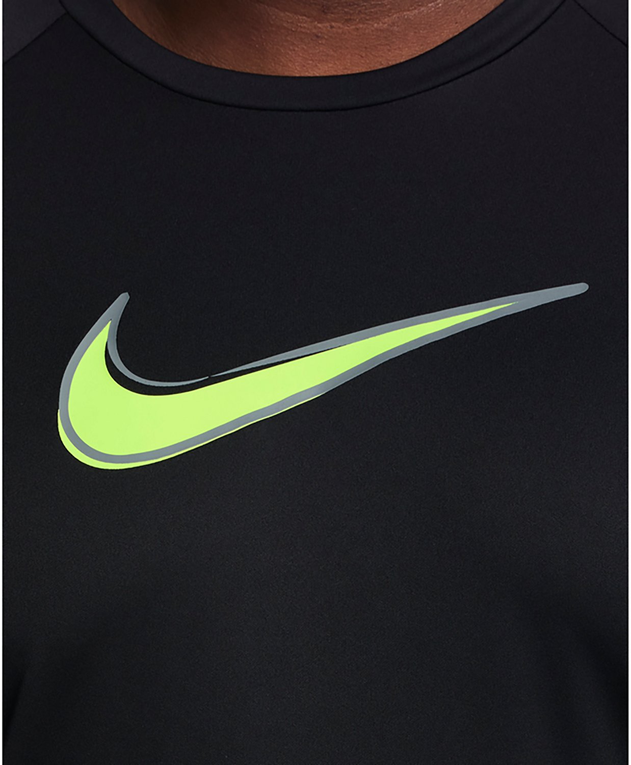 Nike Men's Big & Tall Outline Swoosh Dri-FIT UV Hydroguard - view number 3