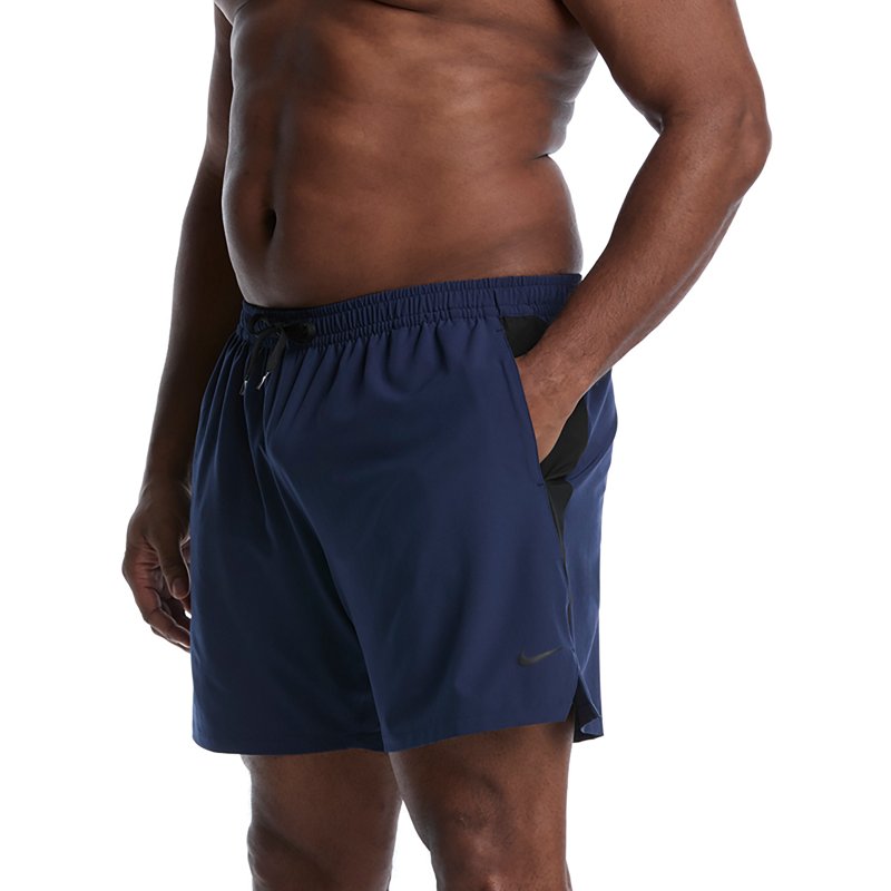 Nike Men's Contend 9" Brief Lined Volley Swim Trunks, 3XL, Midnight Navy