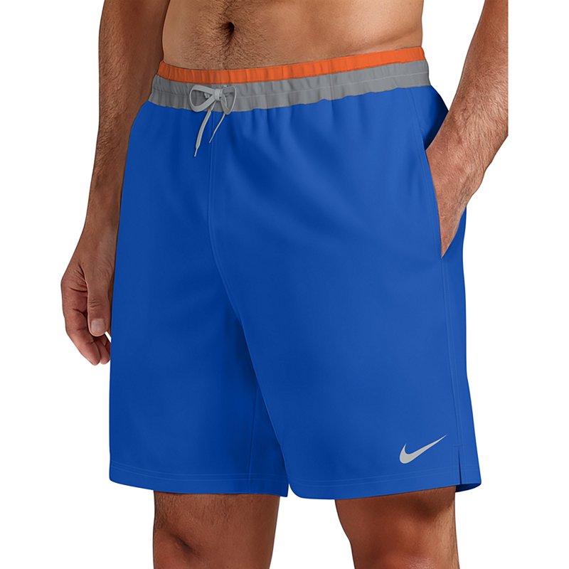 Nike Men's Breaker Brief-Lined Volley Swim Shorts 7 in.