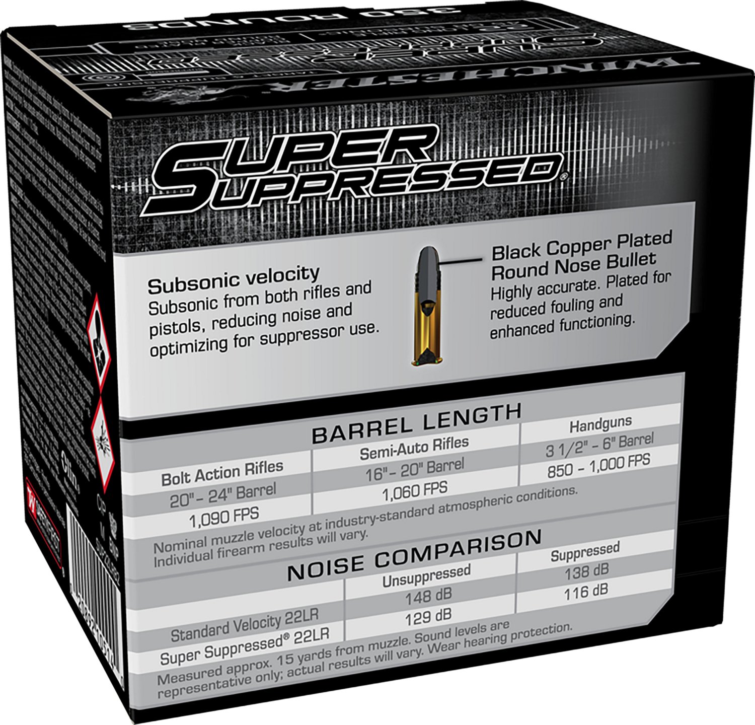 Winchester Suppressor .22 LR 40-Grain Rimfire Ammunition - 350 Rounds - view number 2