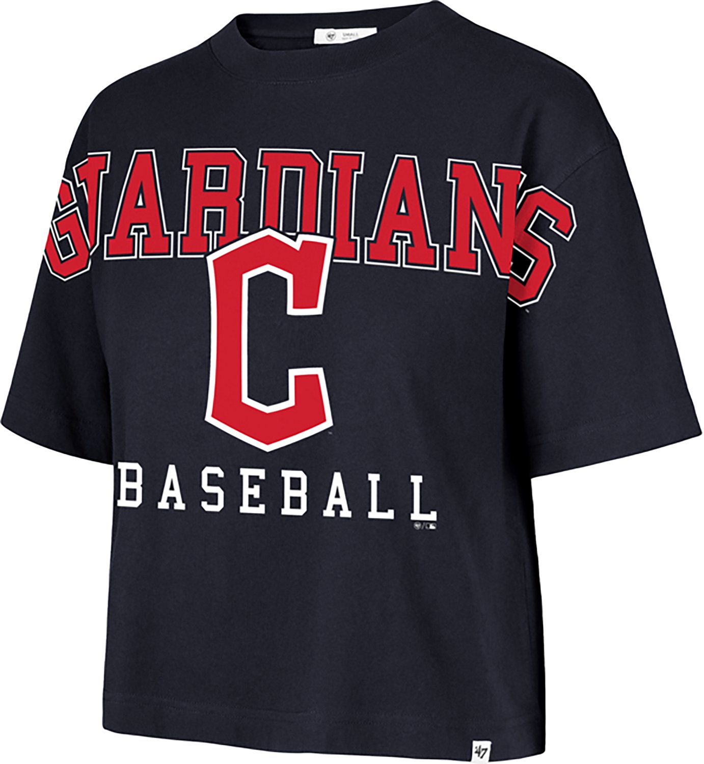 '47 Women's Cleveland Guardians Outreach Foundation Crop Short Sleeve T-shirt