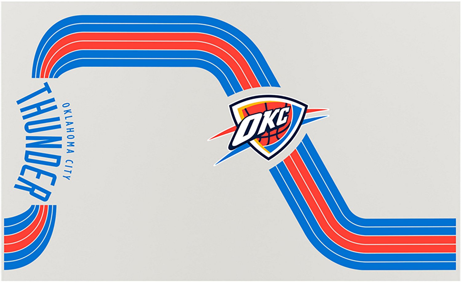 Great American Products Oklahoma City Thunder 32 oz Retro Wave Big Slim Tumbler