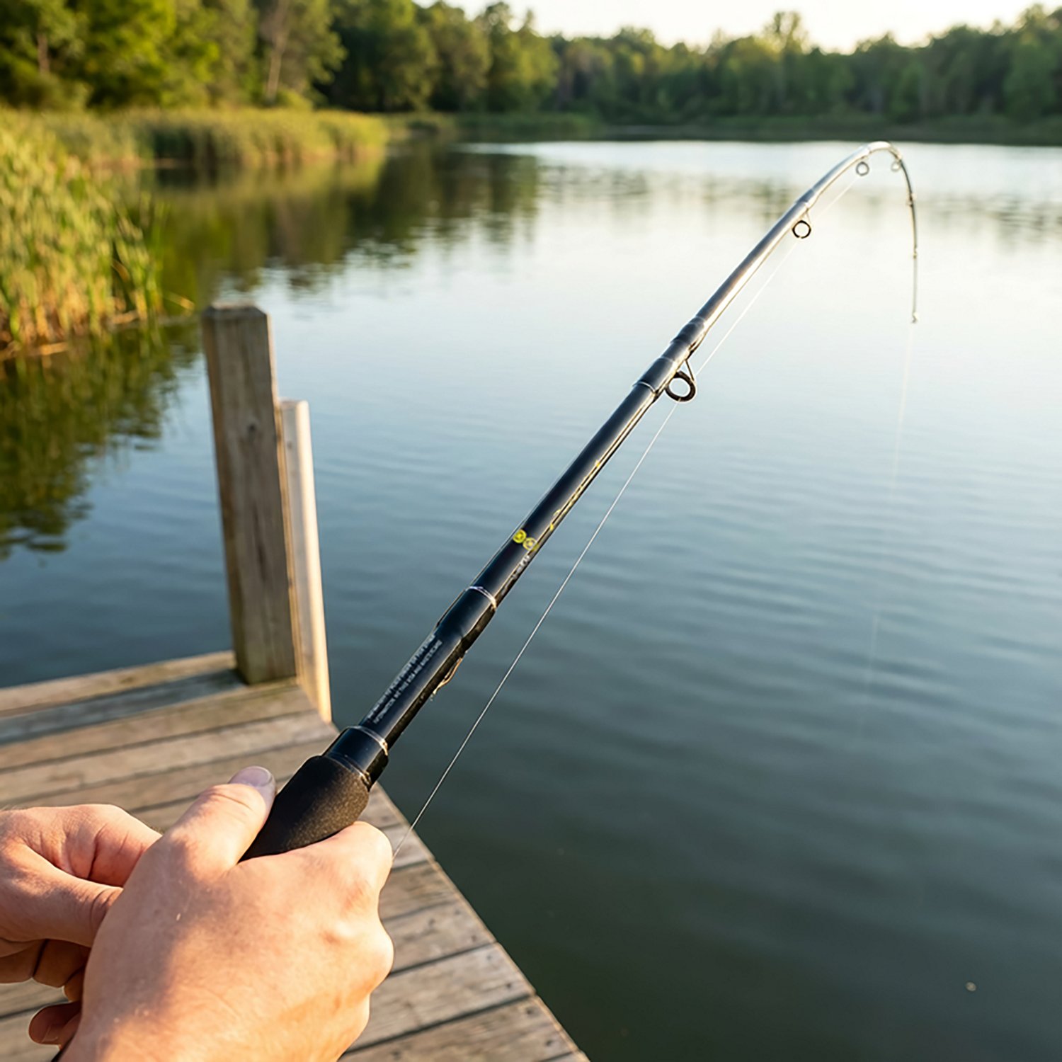 B 'n' M Little Jewel 10' Freshwater ReadyRig Panfish Rod - view number 3