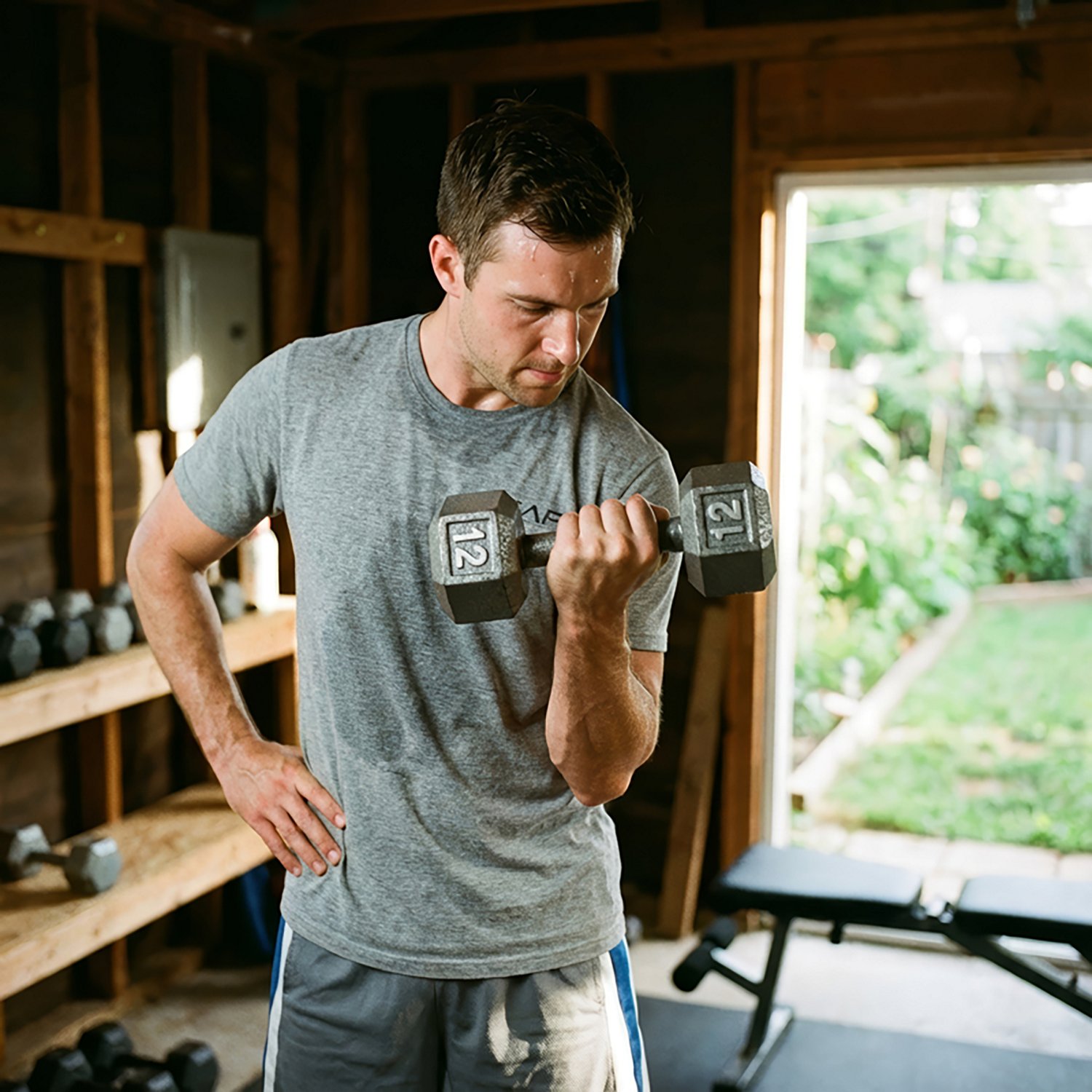 CAP Barbell 12 lb. Hex Dumbbell - Single - view number 5