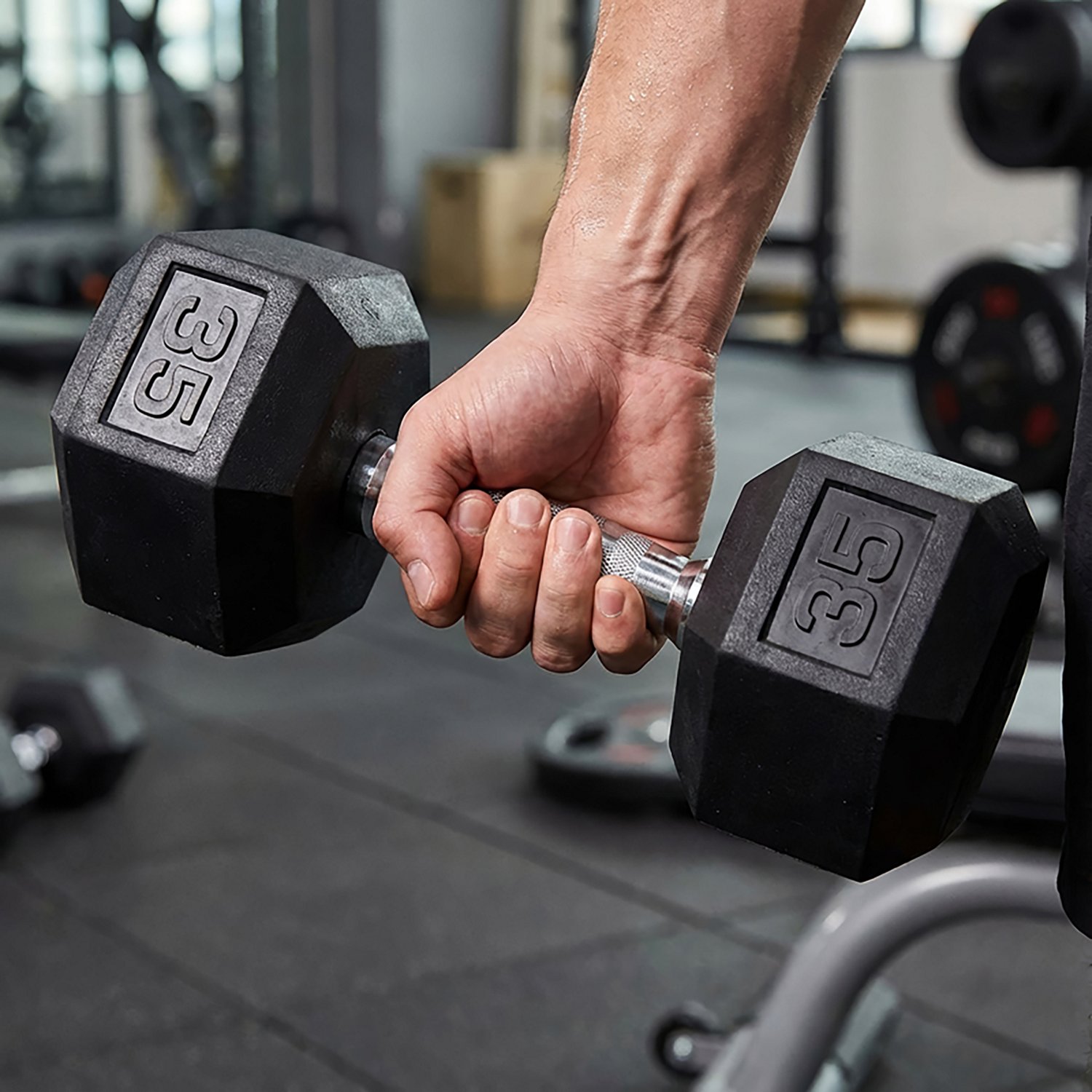 CAP Barbell 35 lb. Coated Hex Dumbbell - Single - view number 7