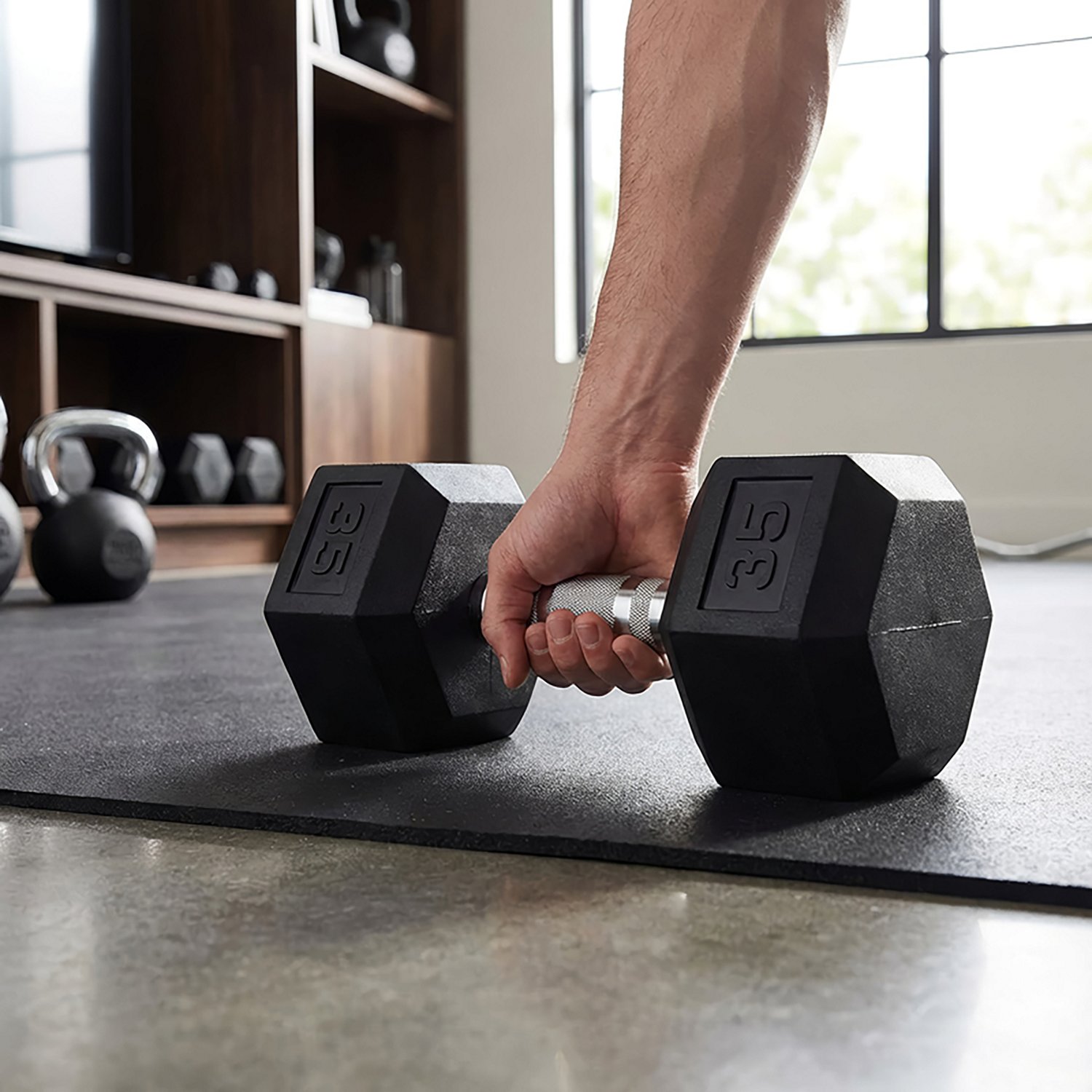 CAP Barbell 35 lb. Coated Hex Dumbbell - Single - view number 8