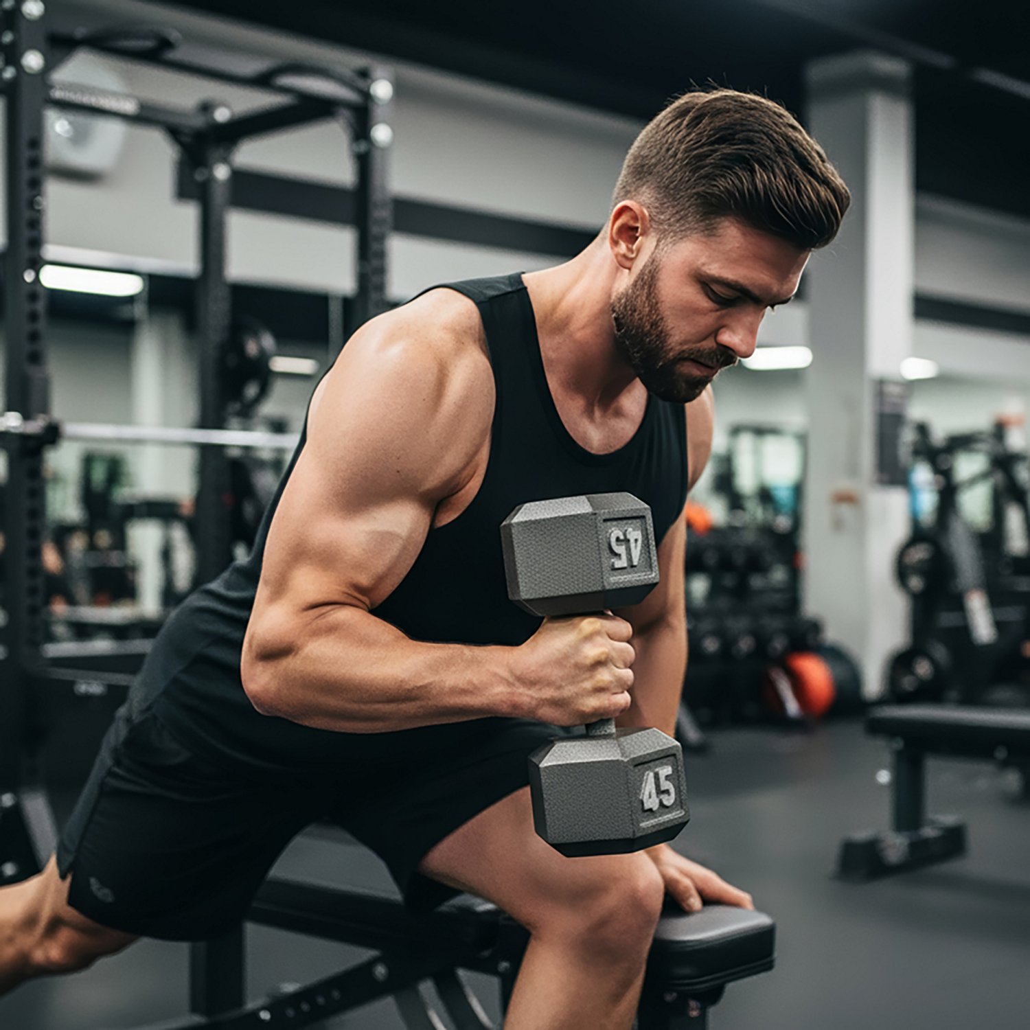 CAP Barbell 45 Lb. Solid Hex Dumbbell – Single - view number 3