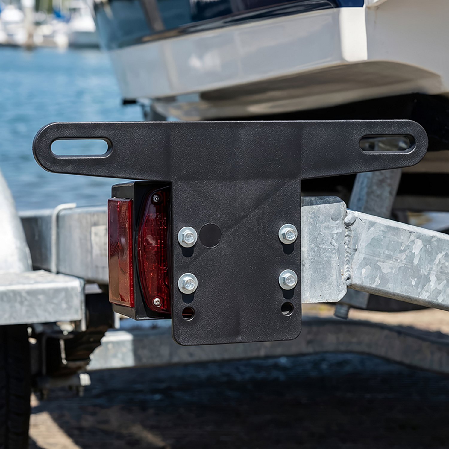 Marine Raider Trailer Accessories Plastic License Plate Holder - view number 2