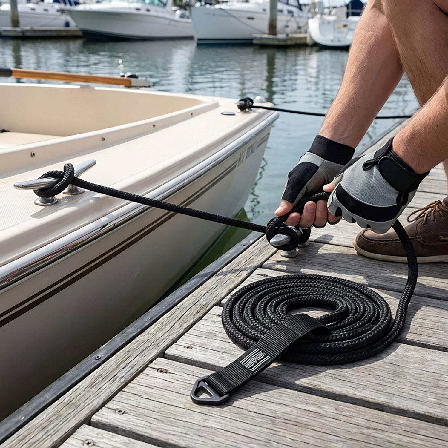 Marine Raider 3/8 in x 20 ft Double-Braided Dock Line                                                                            - view number 2