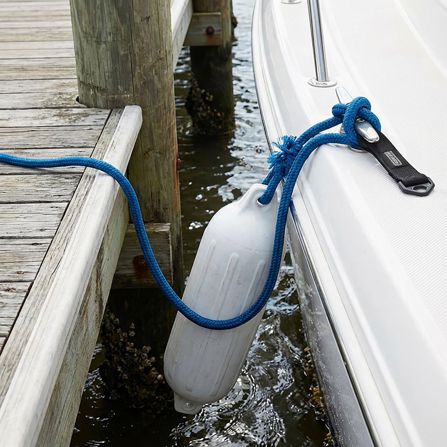 Marine Raider 1/2 in x 25 ft Blue Double-Braided Dock Line - view number 2