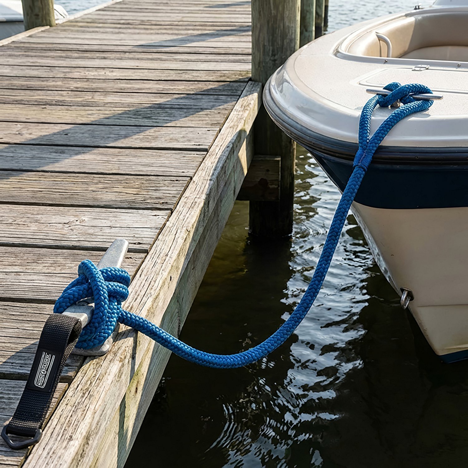 Marine Raider 1/2 in x 25 ft Blue Double-Braided Dock Line - view number 3