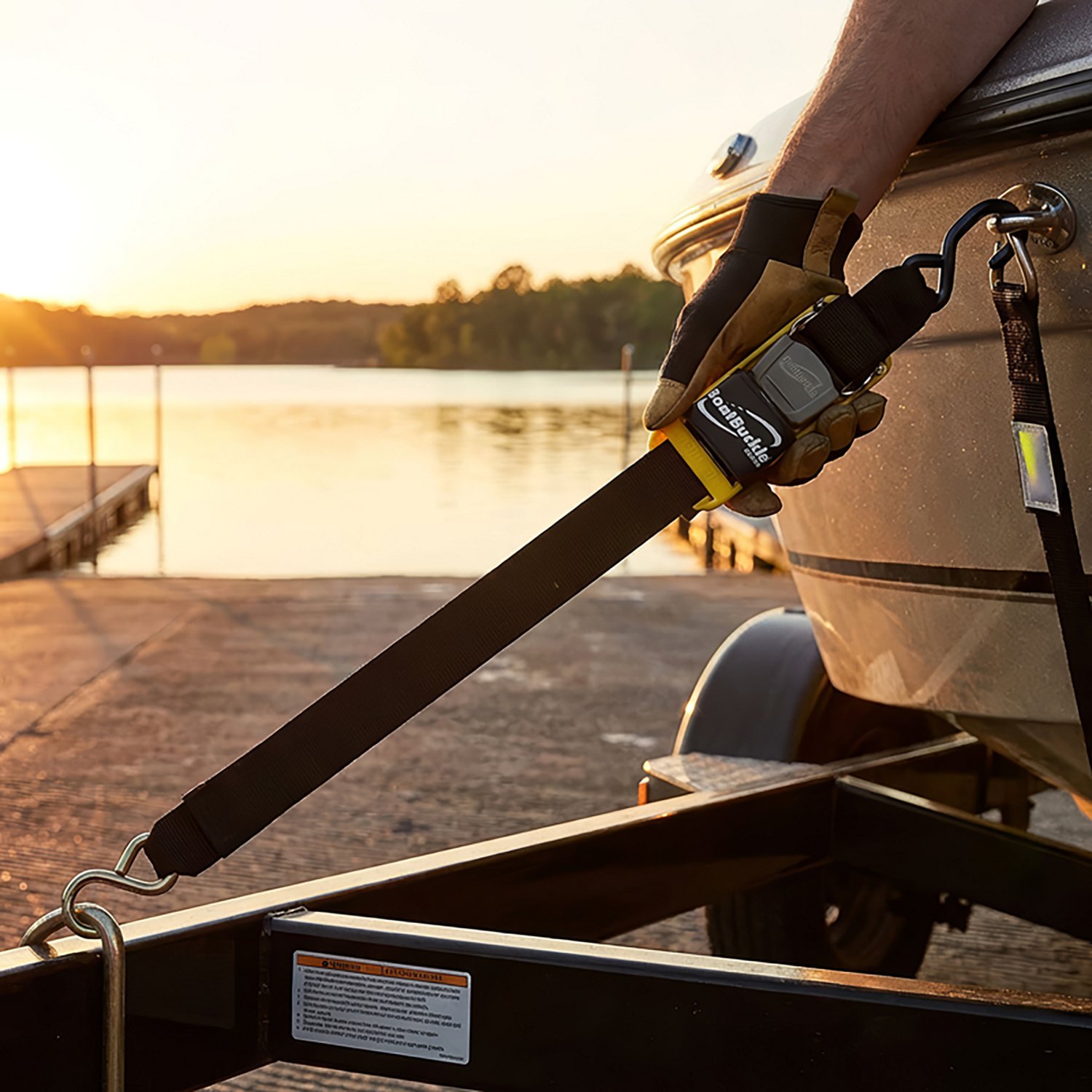 BoatBuckle® Pro Series 2" x 4' Kwik-Lok Transom Tie-Downs 2-Pack - view number 3