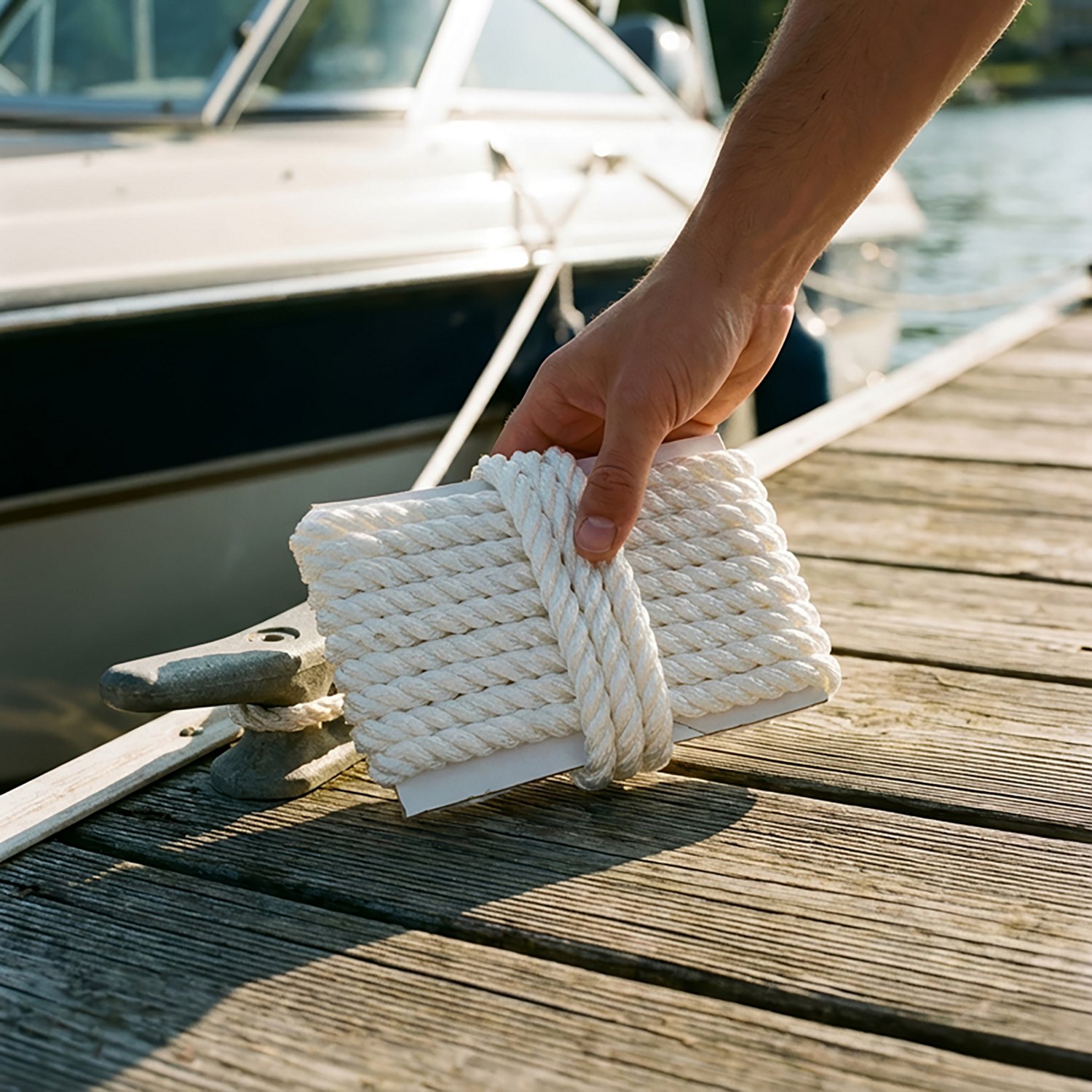 Marine Raider 3/8 in x 15 ft Twisted 3-Strand Dock Line - view number 3