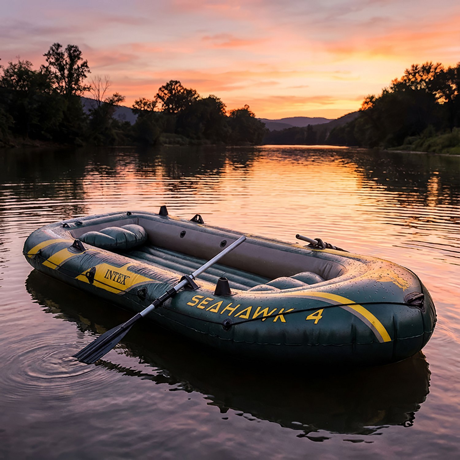 INTEX Seahawk 11 ft 7 in Inflatable Boat Set - view number 3