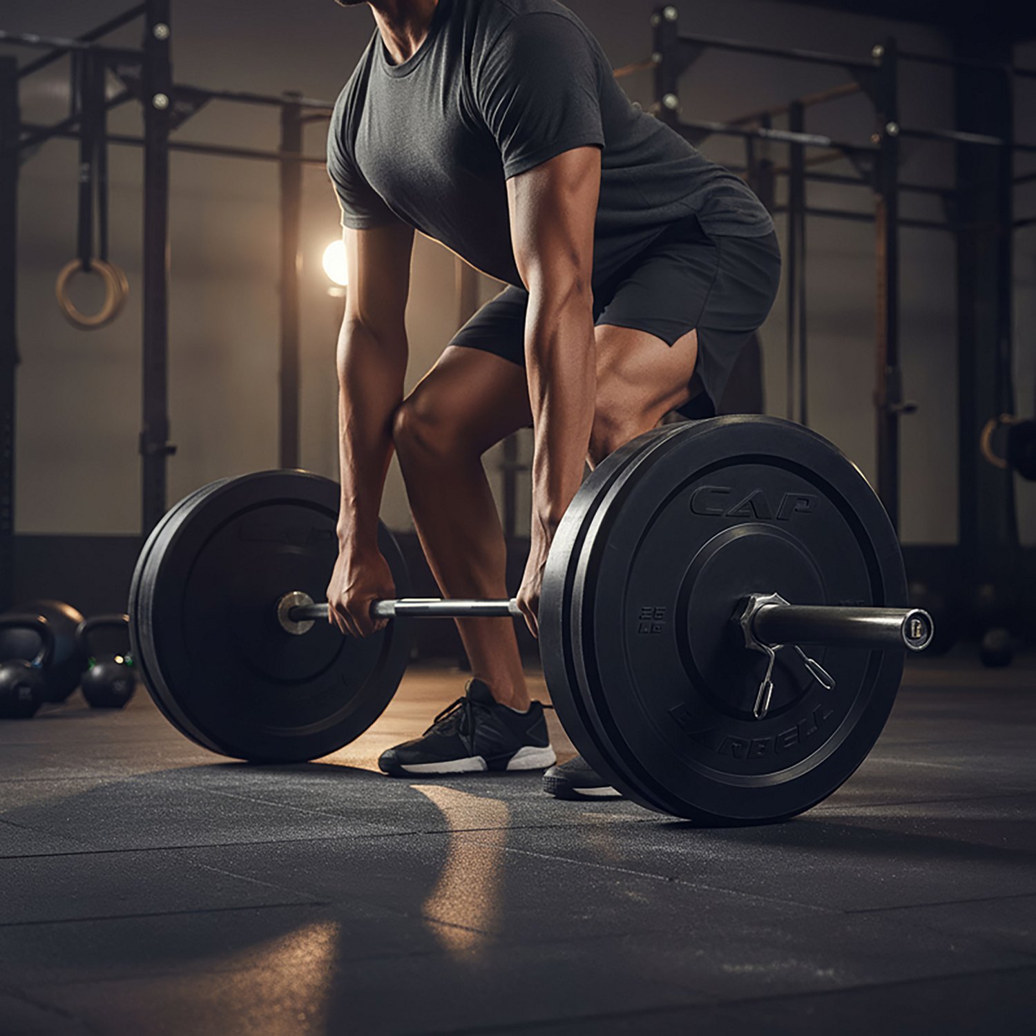 CAP Barbell 2-Inch Solid Bumper Plate – Single - view number 2