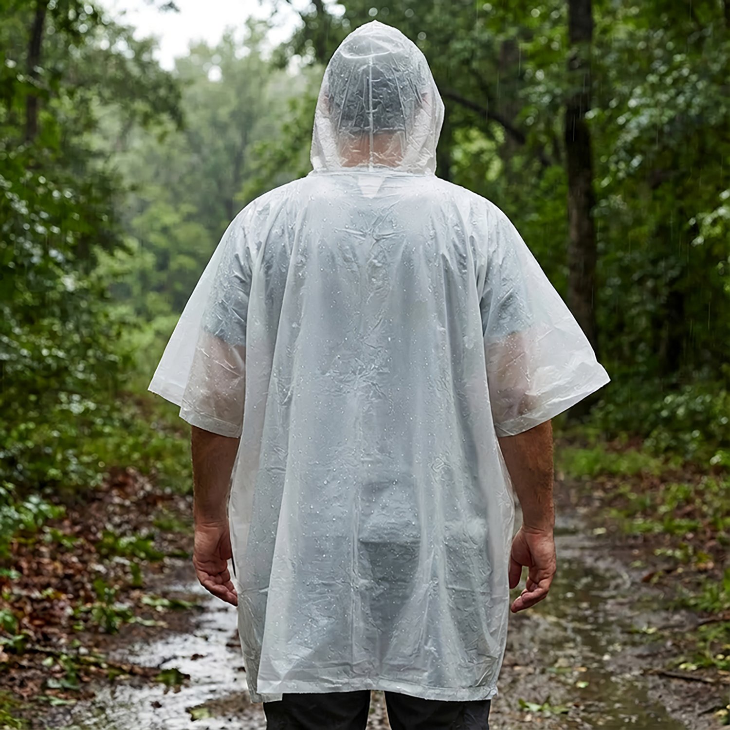 Academy Sports + Outdoors Adults' Disposable Emergency Poncho - view number 2