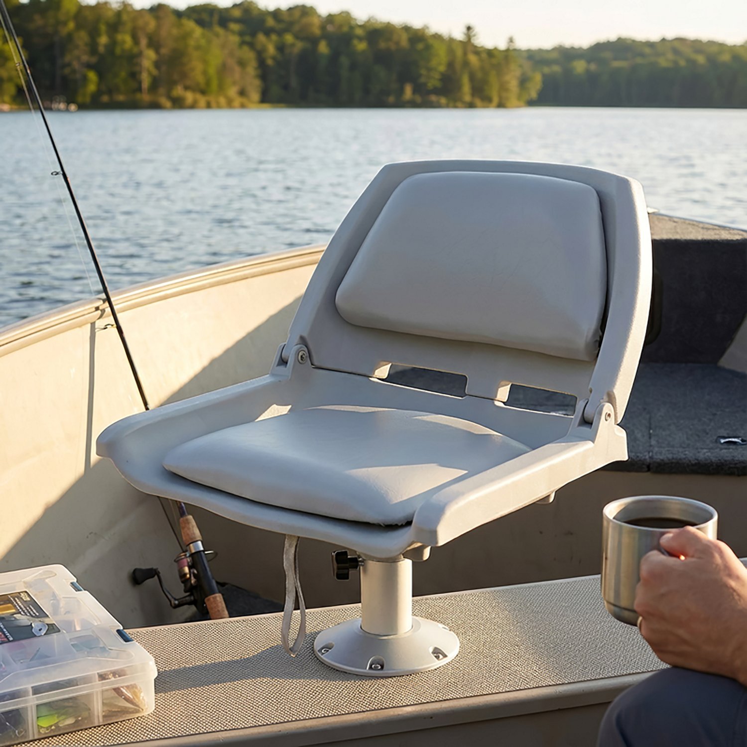 Marine Raider Padded Fold Down Boat Seat - view number 3