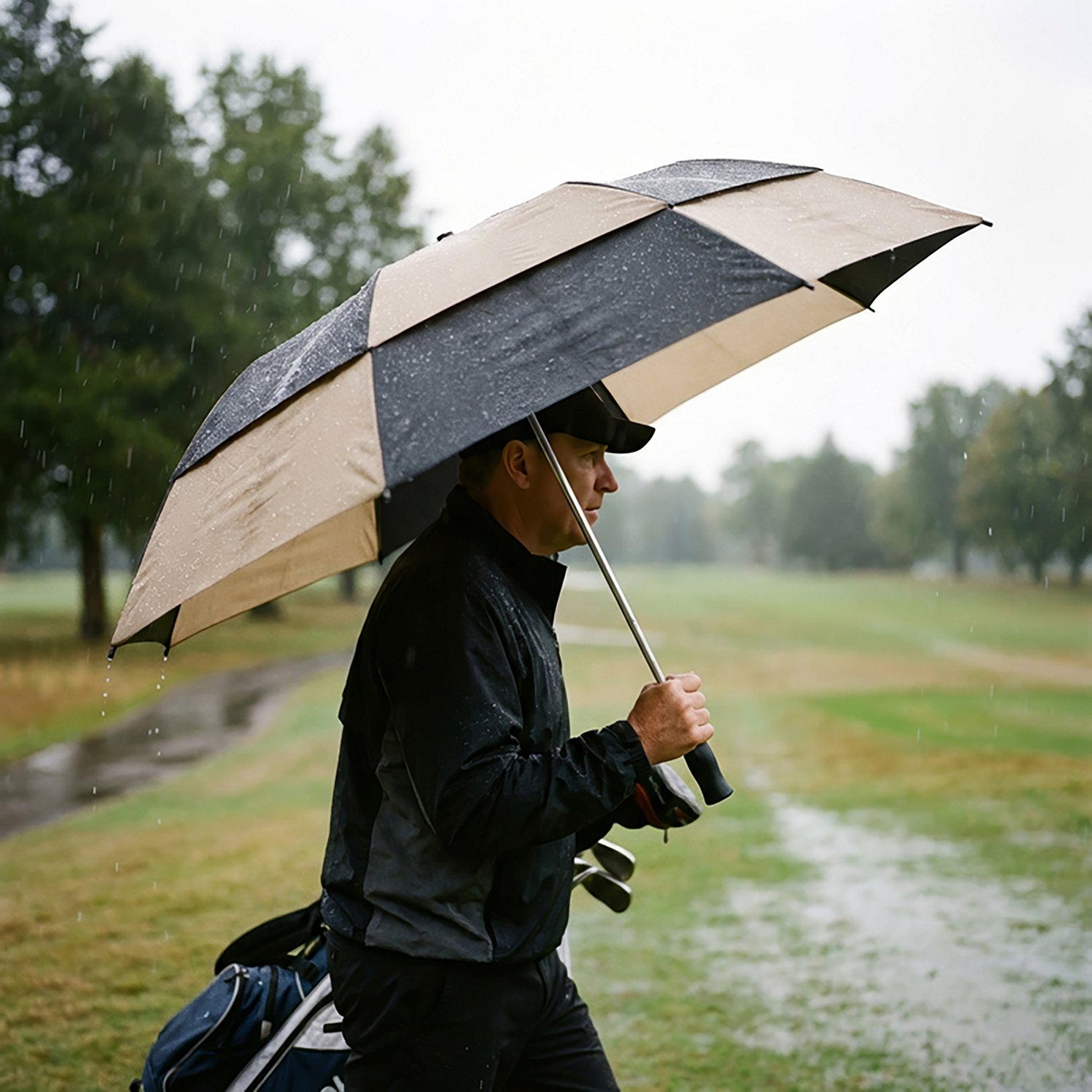 totes Adults' totesport Golf Size Auto Vented Canopy Umbrella - view number 4