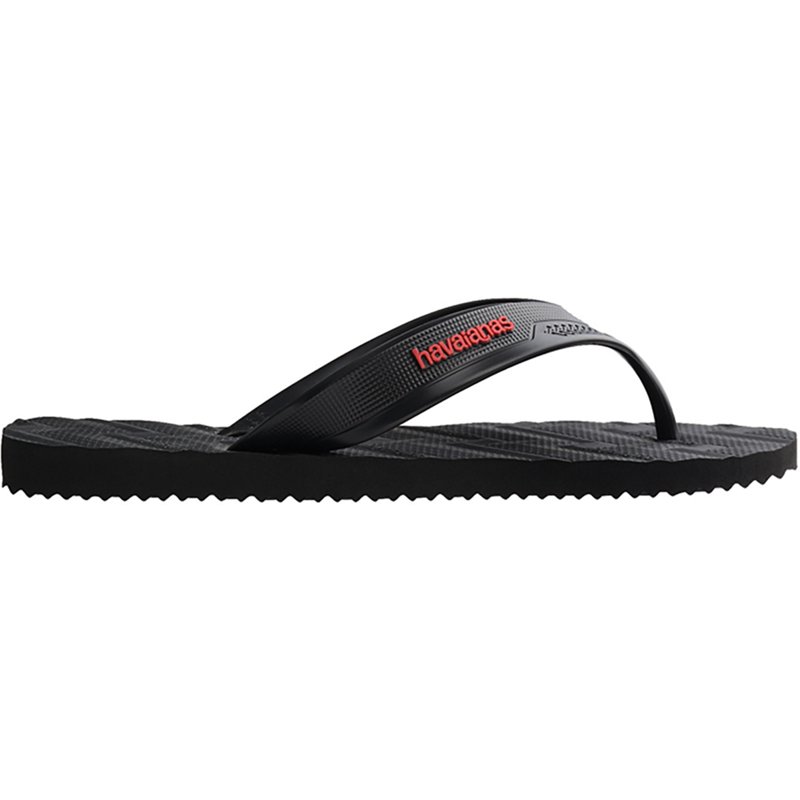 Havaianas Track Waves Flip Flop Sandals for Men - Black