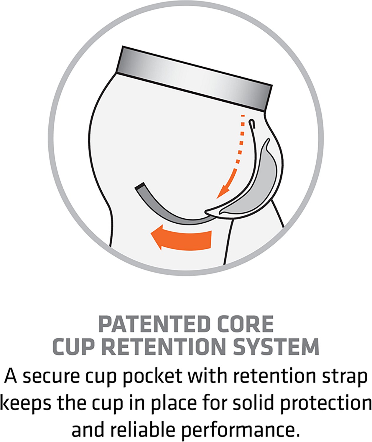 Shock Doctor Adult Core Comp Short with Bio-Flex 2.0 Cup - view number 4