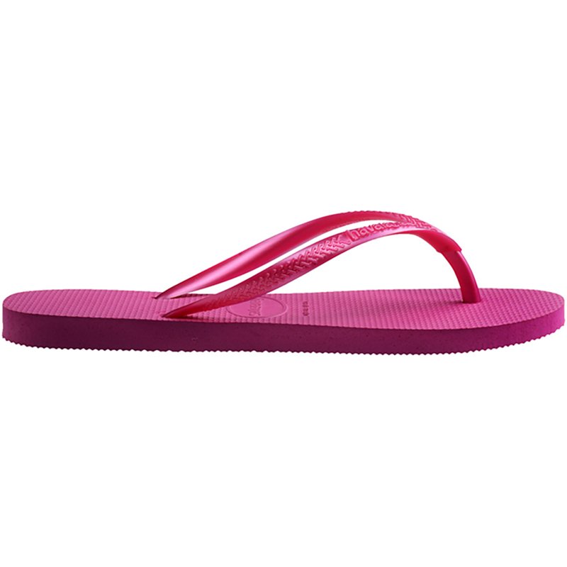 Havaianas Slim Flip Flop Sandals for Women - Rosa/Rosa Metallic