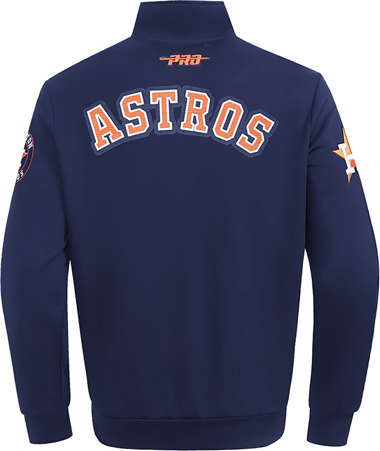 Pro Standard Men's Houston Astros City Arch Fleece 1/4-Zip Jacket - view number 2