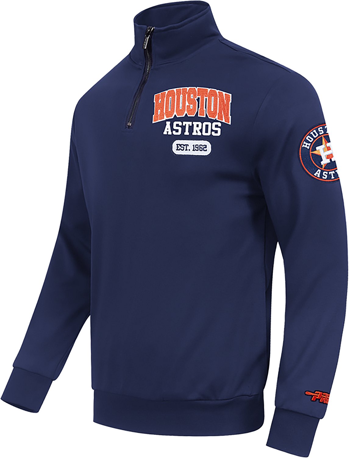 Pro Standard Men's Houston Astros City Arch Fleece 1/4-Zip Jacket - view number 3