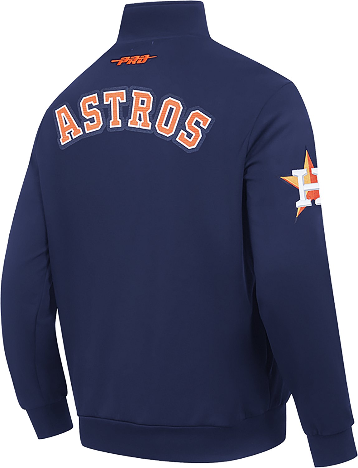 Pro Standard Men's Houston Astros City Arch Fleece 1/4-Zip Jacket - view number 4