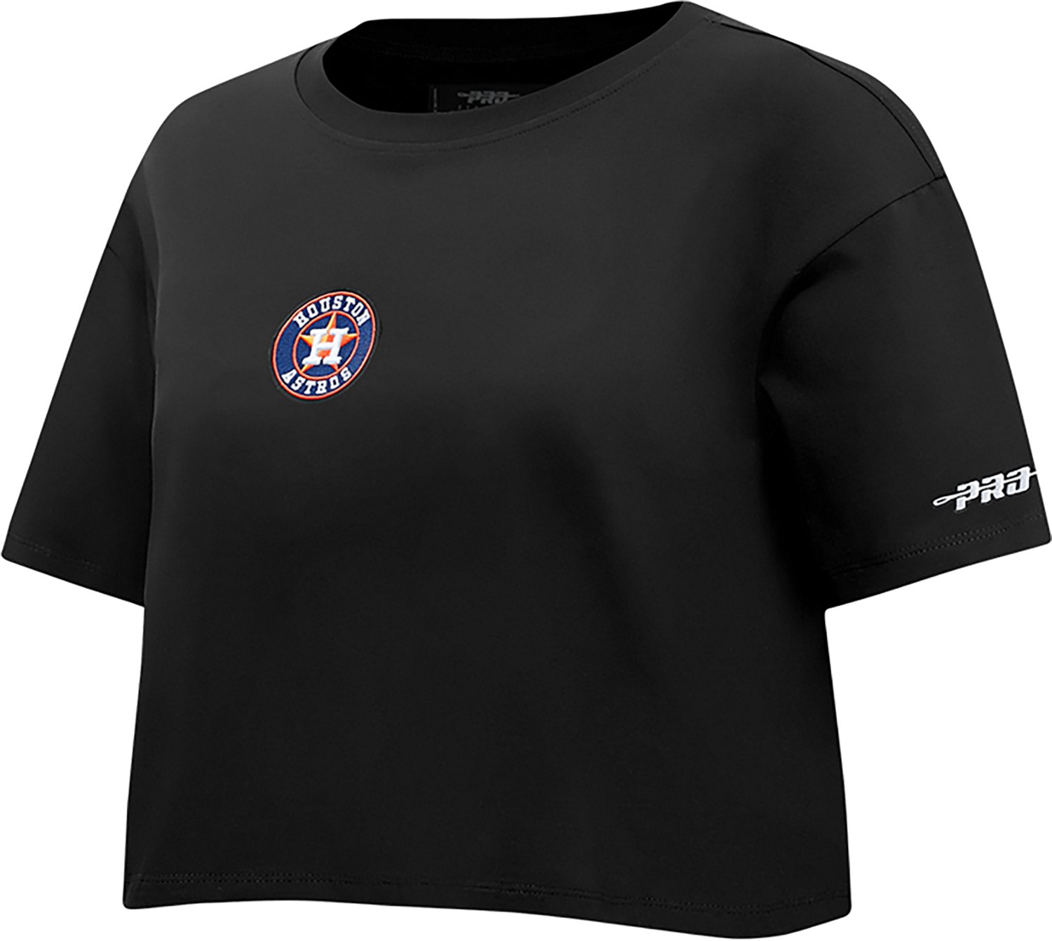 Pro Standard Women's Houston Astros Classic Icon Pro Boxy Short Sleeve T-shirt - view number 3