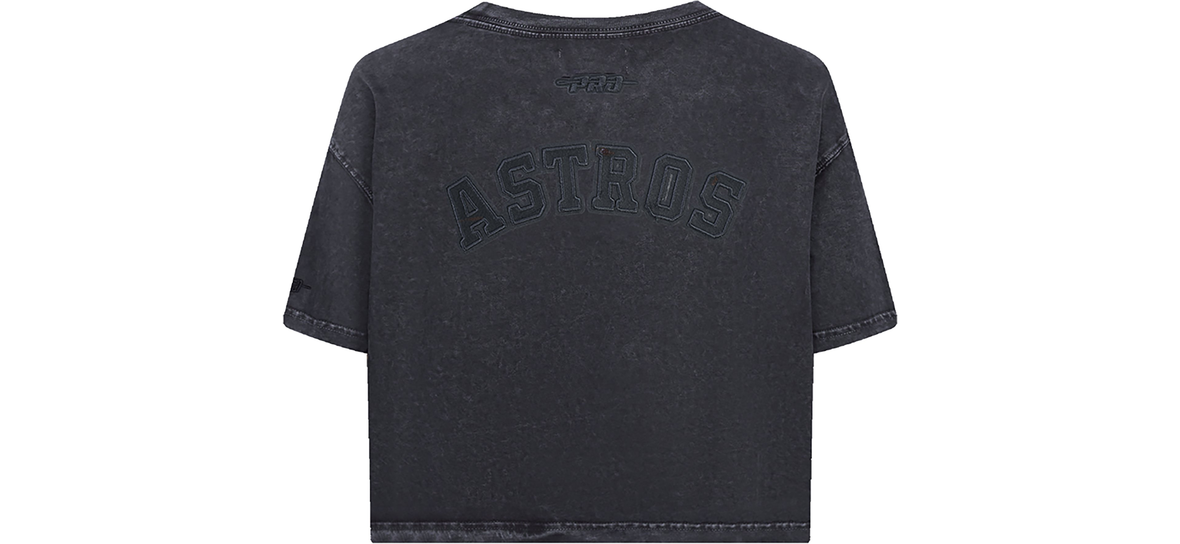 Pro Standard Women's Houston Astros Washed Classic Enzyme Wash Short Sleeve Boxy T-shirt