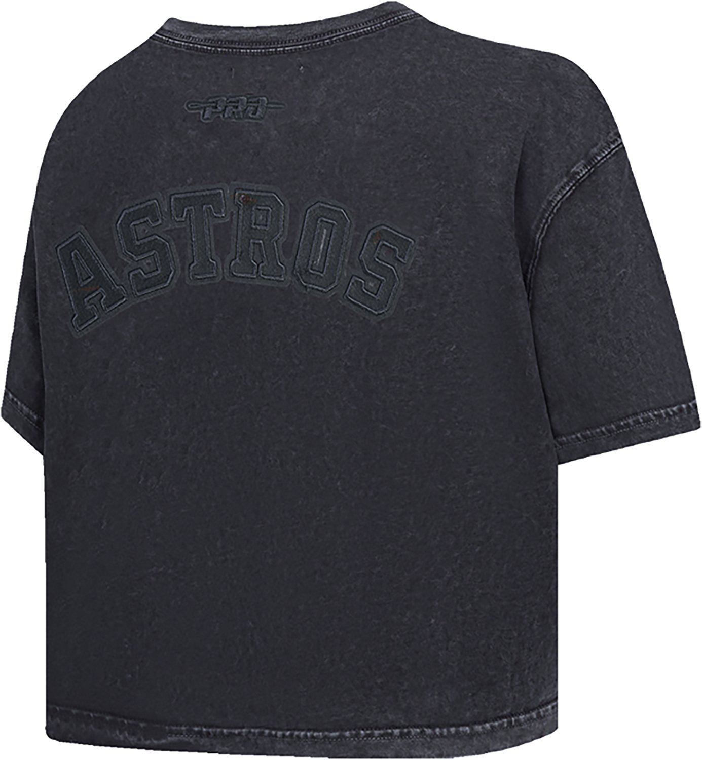 Pro Standard Women's Houston Astros Washed Classic Enzyme Wash Short Sleeve Boxy T-shirt - view number 4