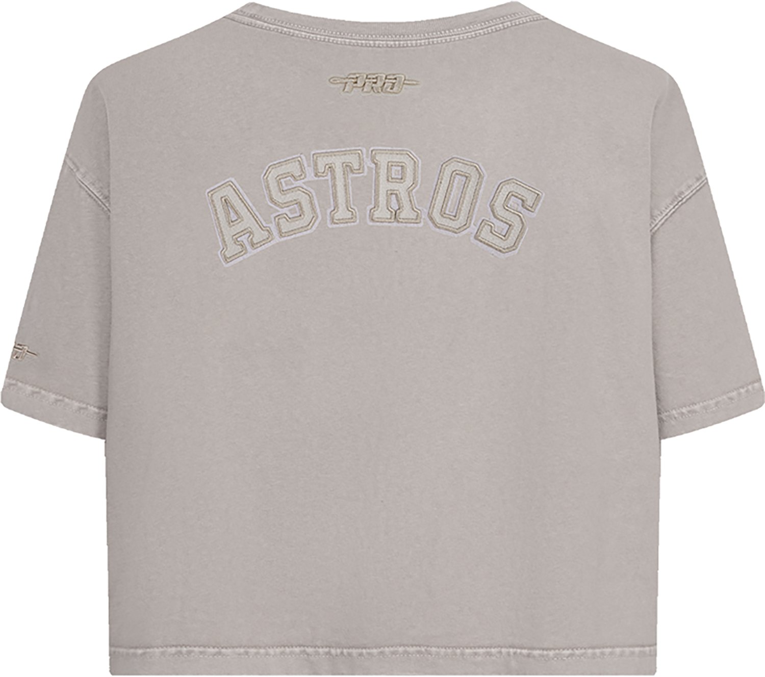 Pro Standard Women's Houston Astros Washed Classic Enzyme Wash Short Sleeve Boxy T-shirt - view number 2