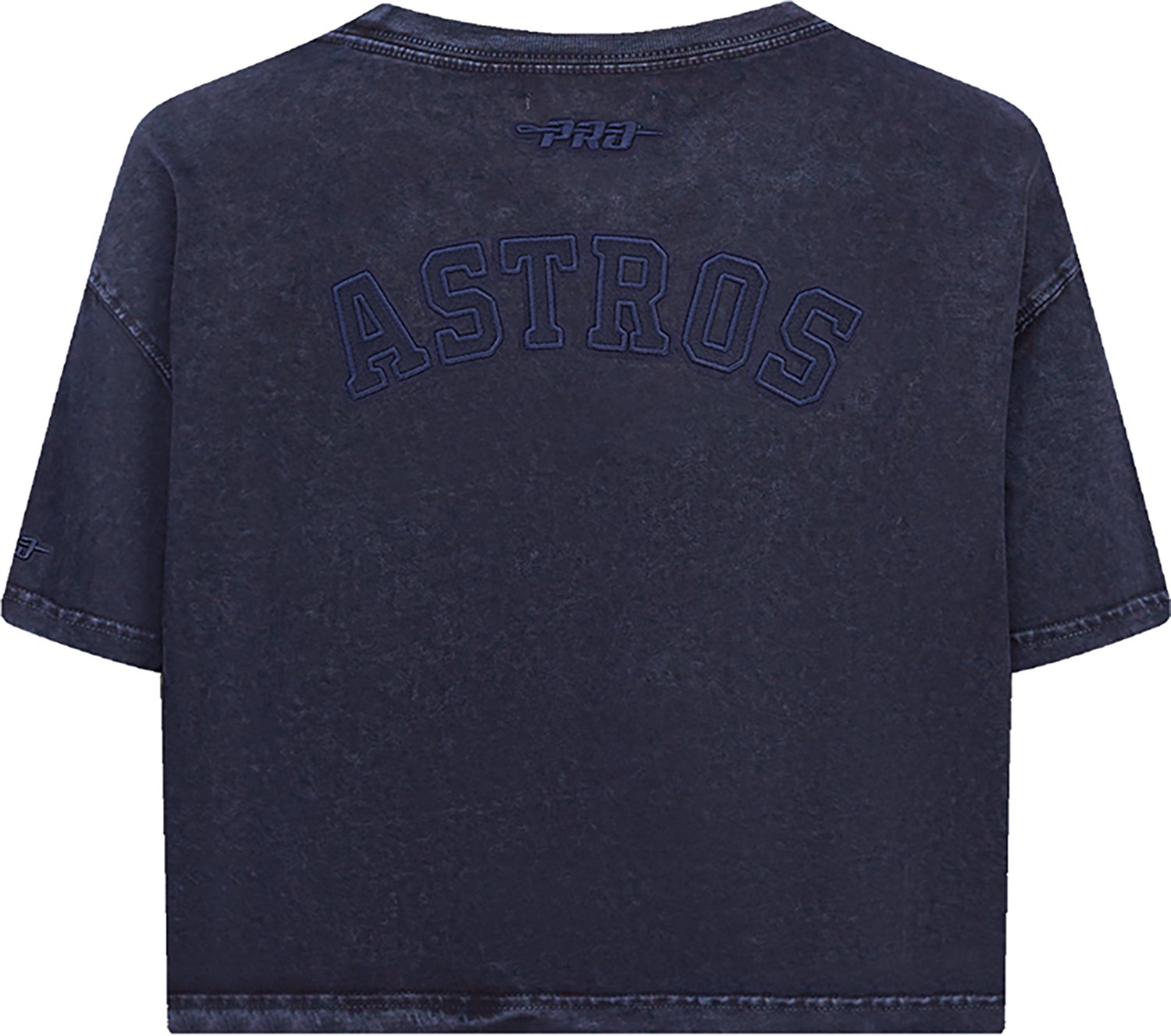 Pro Standard Women's Houston Astros Washed Classic Enzyme Wash Short Sleeve Boxy T-shirt - view number 2