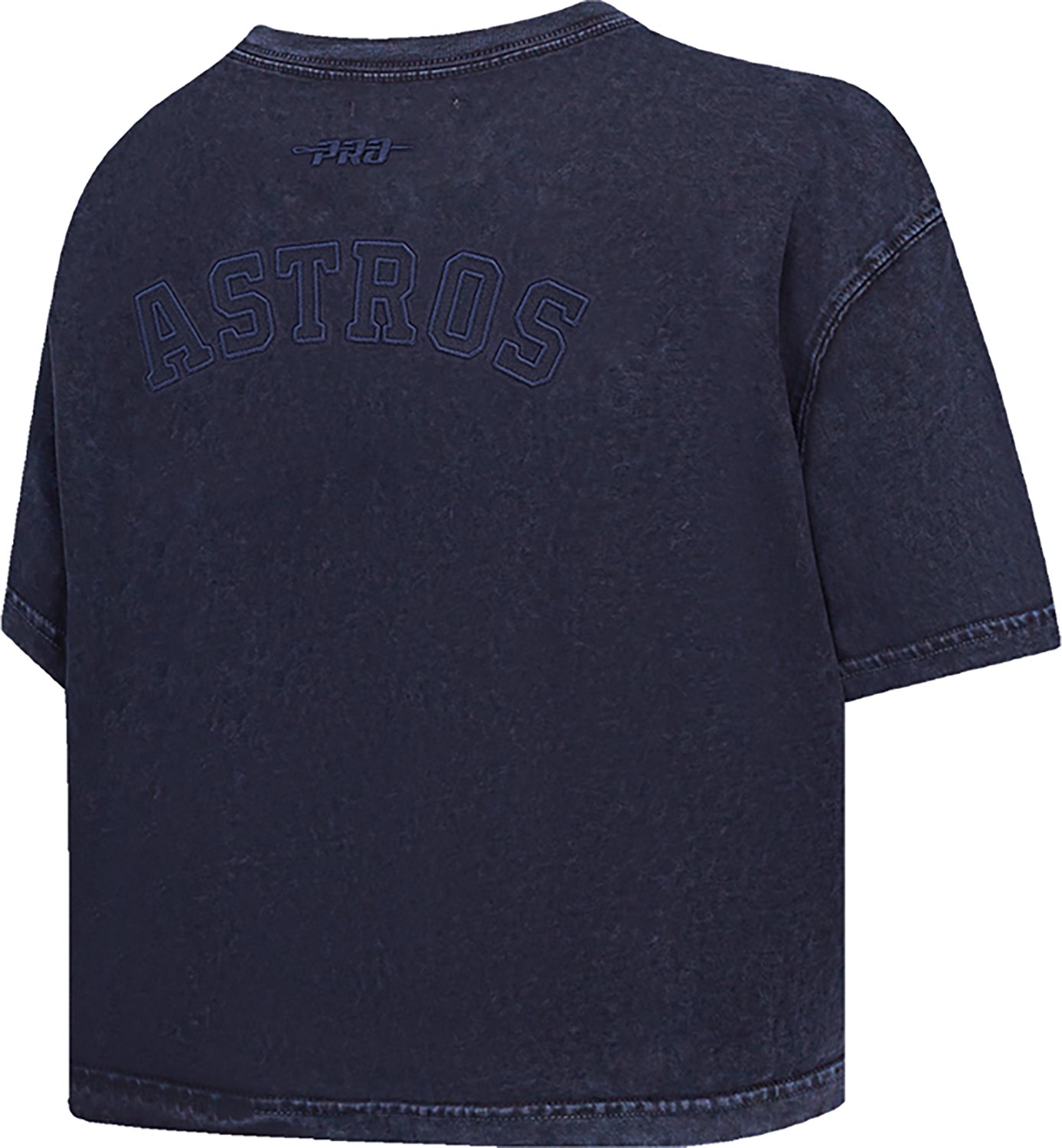Pro Standard Women's Houston Astros Washed Classic Enzyme Wash Short Sleeve Boxy T-shirt - view number 4