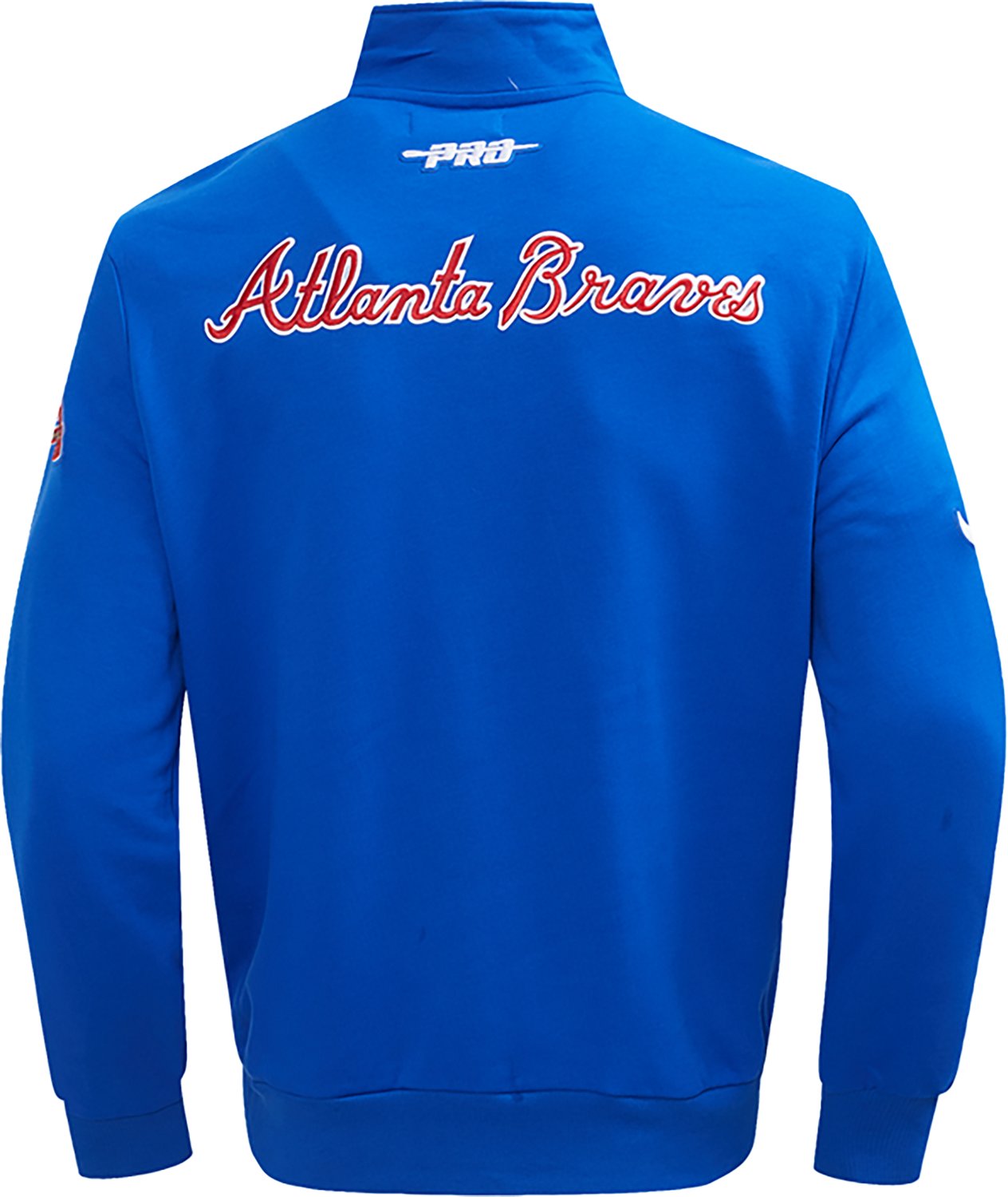 Pro Standard Men's Atlanta Braves City Arch Fleece 1/4-Zip Jacket - view number 2