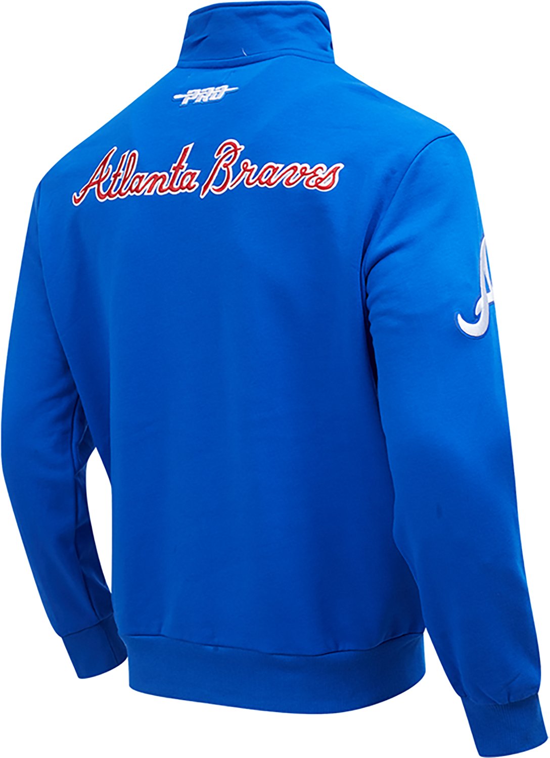 Pro Standard Men's Atlanta Braves City Arch Fleece 1/4-Zip Jacket - view number 4