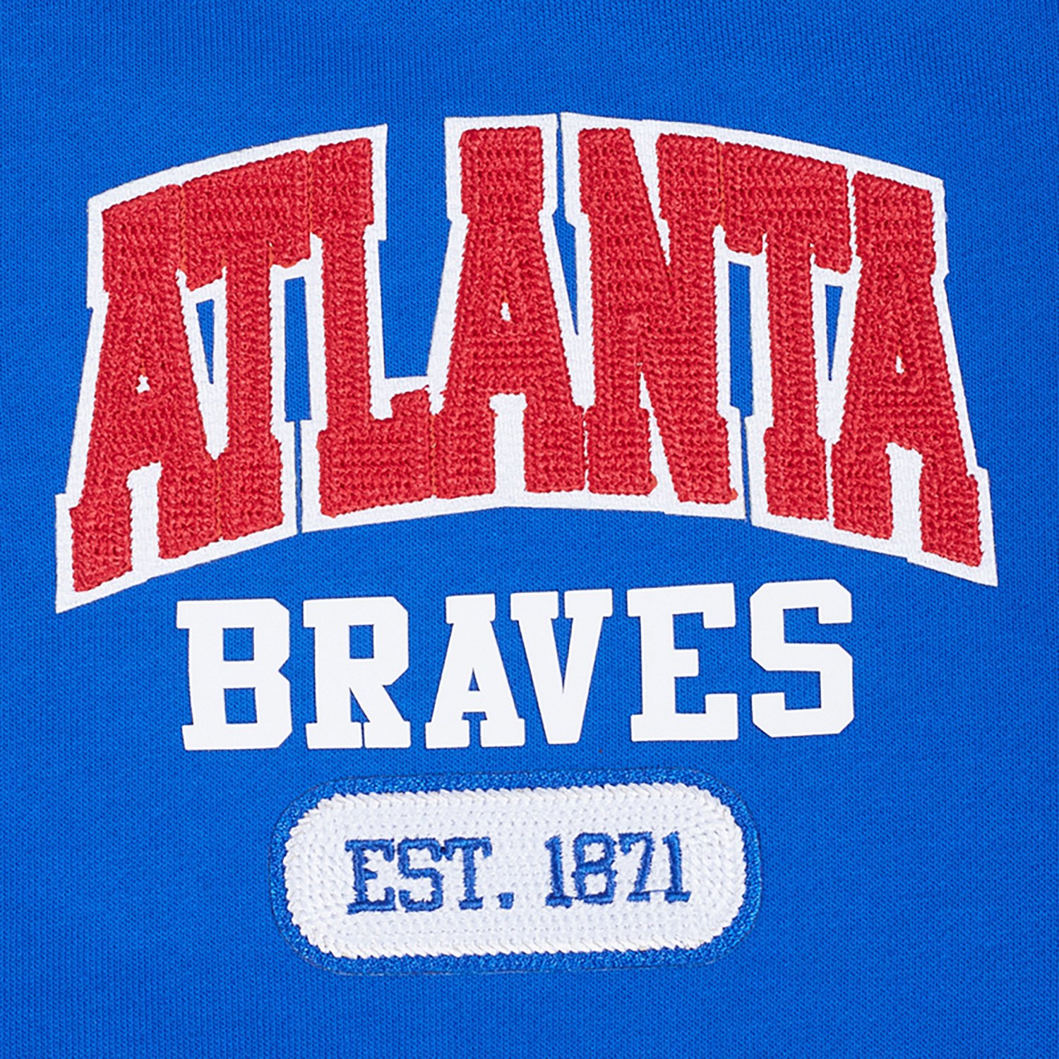 Pro Standard Men's Atlanta Braves City Arch Fleece 1/4-Zip Jacket - view number 7