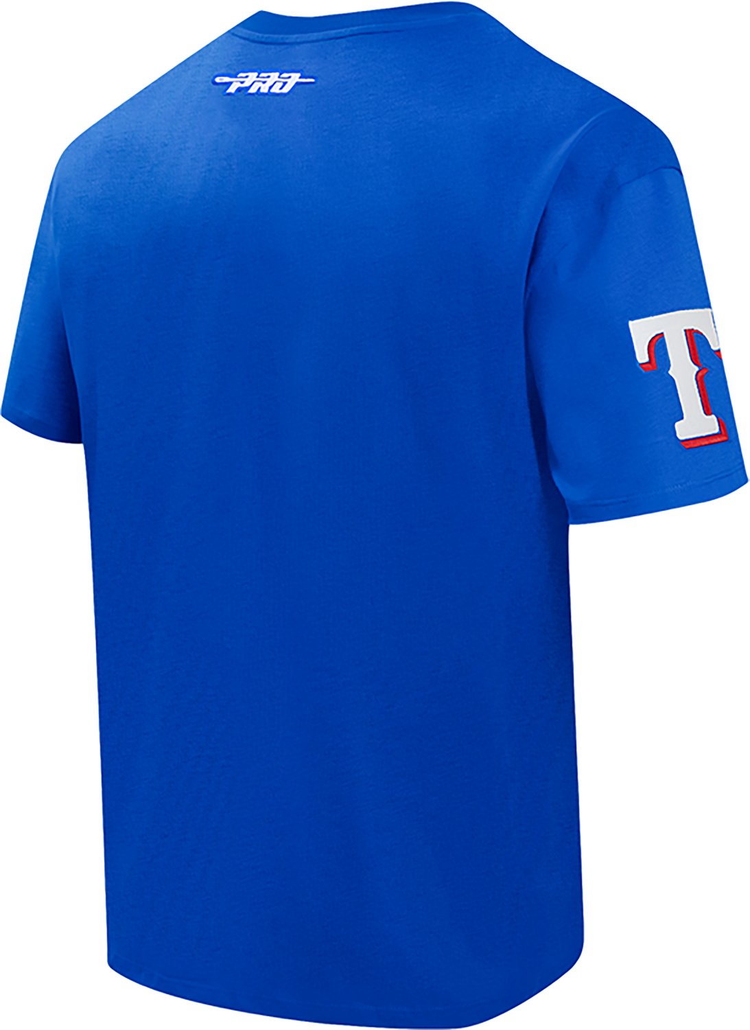 Pro Standard Men's Texas Rangers Wave and Roses CJ Drop Shoulder Short Sleeve T-shirt
