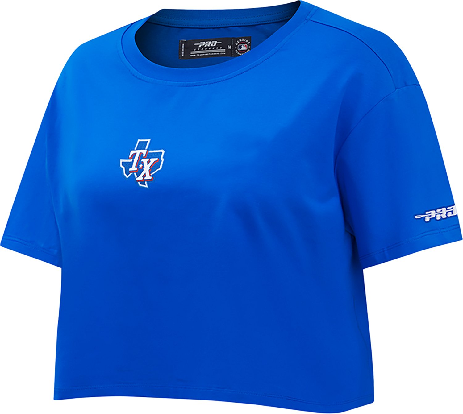 Pro Standard Women's Texas Rangers Classic Icon Pro Boxy Short Sleeve T-shirt - view number 3